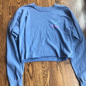 cropped lacrosse long sleeve